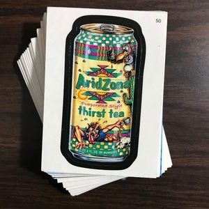 50 Wacky Packages cards/stickers
